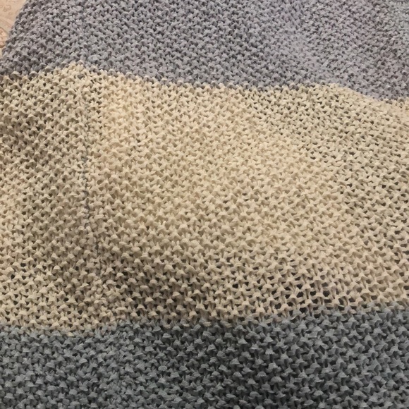 She & Sky Sage Gray Yellow & Cream SS Cardigan - Picture 8 of 10